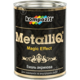 Art Kompozit Емаль акрилова METALLIQ® (Колір: Срібло, Фасування: 0,9 кг, Блиск: Не визначається)