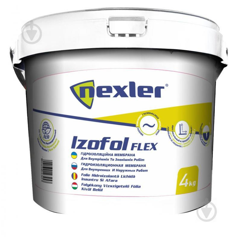 Izofol Гідроізоляція Izofol Flex 4 кг - зображення 1
