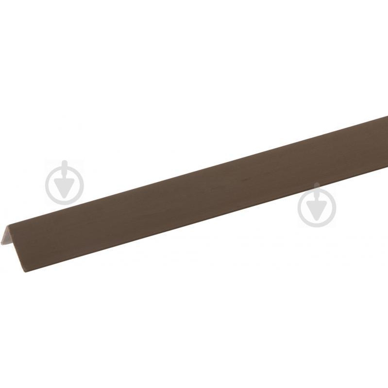 ОМиС Уголок декоративный ПВХ шоколад 15x15x2750 мм - зображення 1