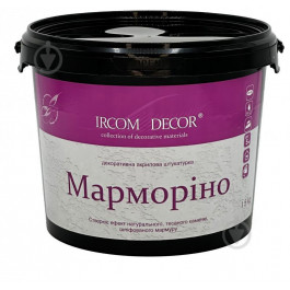 IRCOM DECOR Марморино 15 кг белый