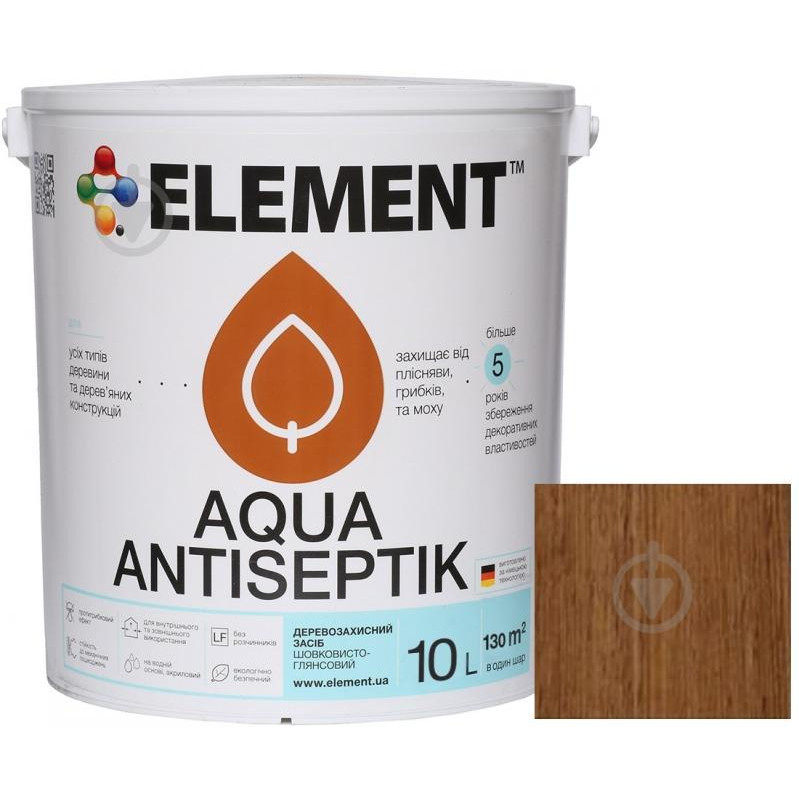 Element Aqua Antiseptik орех 10 л - зображення 1