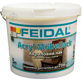   Feidal Acryl Mobellack глянец 5 л