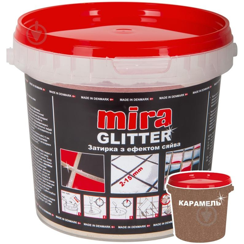 Mira Glitter copper 1 кг карамель - зображення 1