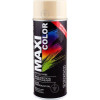 MAXI color Эмаль Maxi Color аэрозольная универсальная декоративная RAL 1001 бежевый глянец 400 мл - зображення 1
