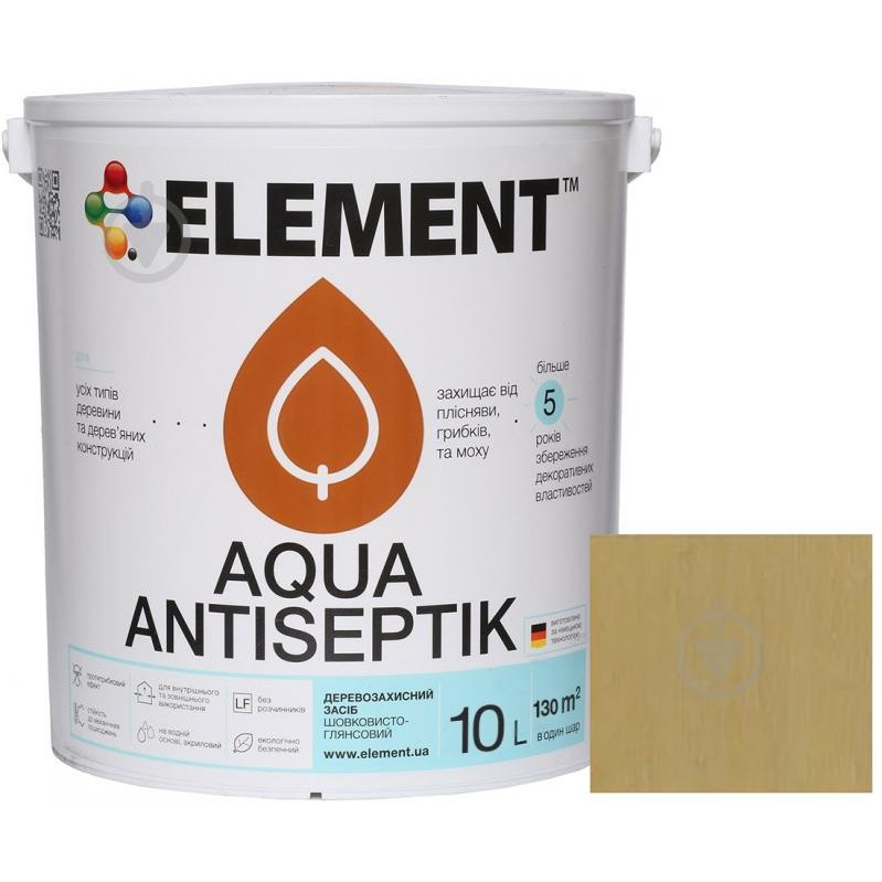 Element Aqua Antiseptik сосна 10л - зображення 1