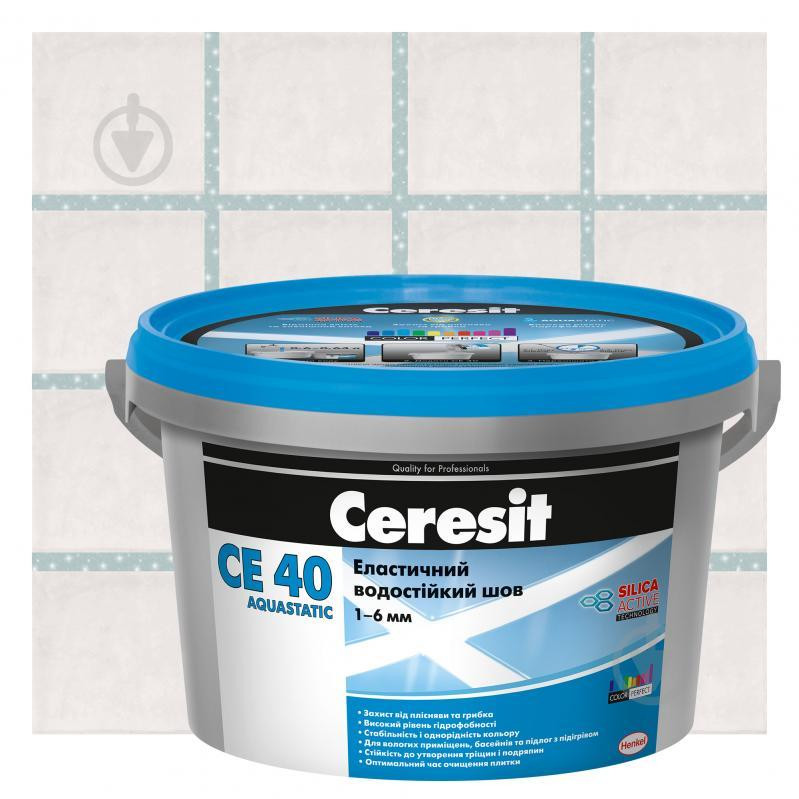 Ceresit СЕ 40 Aquastatic 2 кг блестящий агат - зображення 1
