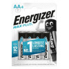 Батарейка Energizer AA bat Alkaline 4шт Max Plus (E301323602)
