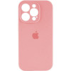 Borofone Silicone Full Case AA Camera Protect for Apple iPhone 15 Pro Pink (FullAAi15P-41) - зображення 1