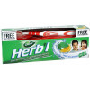 Dabur Зубная паста  Herb'l Свежий гель мята и лимон 150 г + щетка (5022496181211) - зображення 1