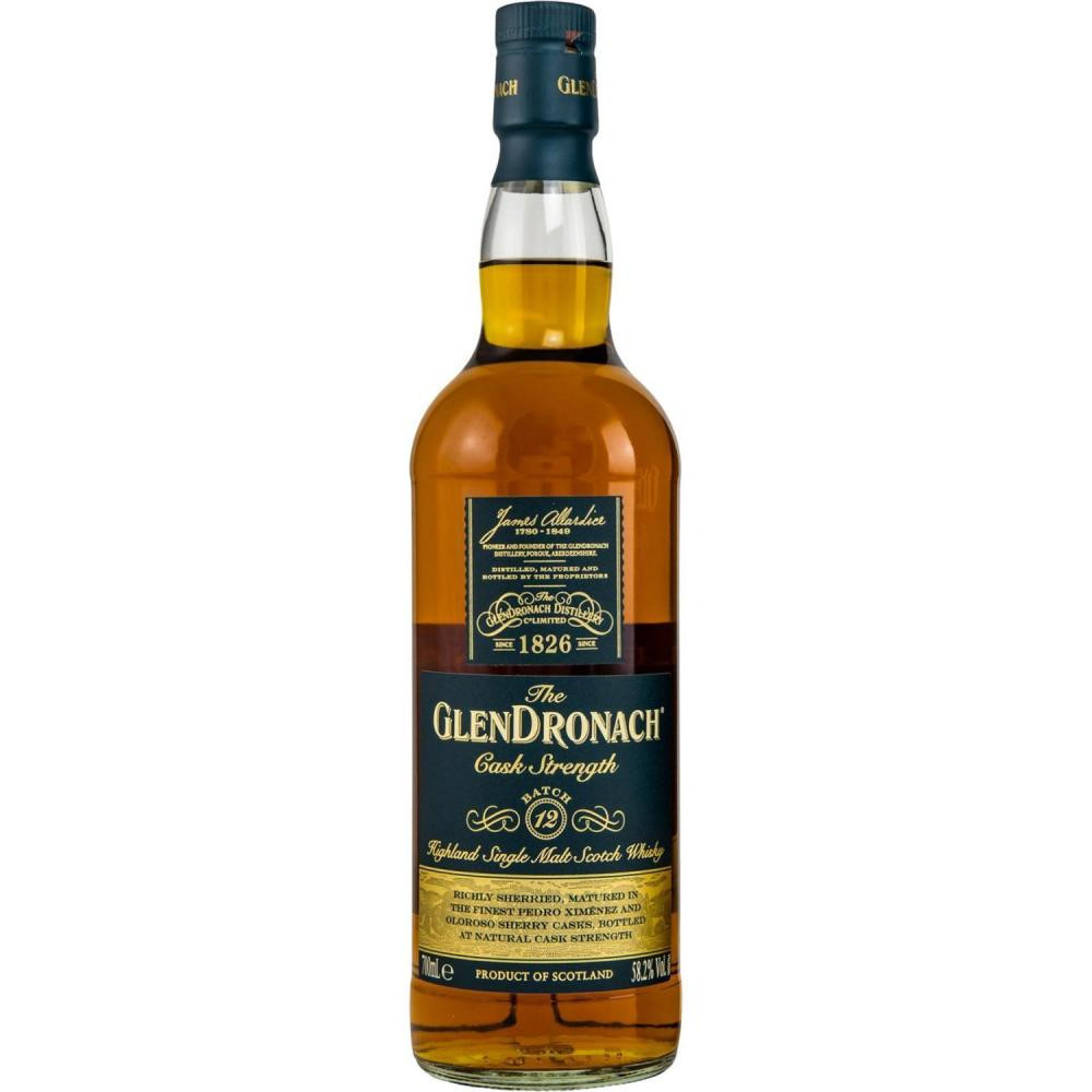 Glendronach Віскі  Cask Strength Batch 12 Single Malt Scotch Whisky 58,2% 0.7 л (5060716144141) - зображення 1