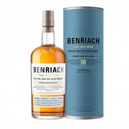 BenRiach Віскі  16 yo Single Malt Scotch Whisky 43% 0.7 л, в тубусі (5060088790120)