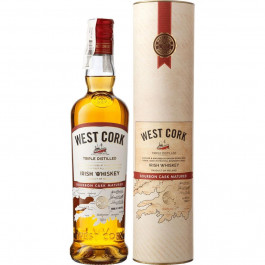 West Cork Віскі  Bourbon Cask Blended Irish Whiskey, тубус, 40%, 0,7 л (48187) (1148187481874)