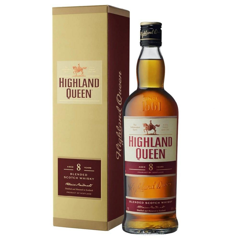 Highland Queen Виски 8 лет выдержки 0.7 л 40% (3328640122263) - зображення 1