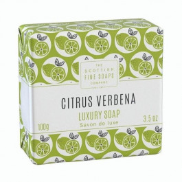 Scottish Fine Soaps Твердое мыло  Citrus Verbena Luxury Soap Bar Лимонная вербена в упаковке 100 г (5016365003803)