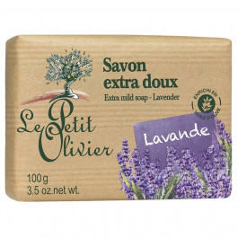 Le Petit Olivier Экстра нежное мыло  100% vegetal oils soap Лаванда 100 г (3549620005325)