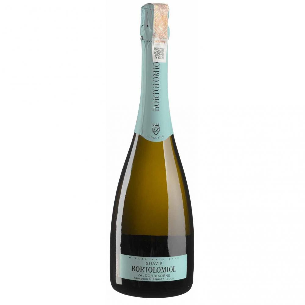 Bortolomiol Ігристе Suavis Valdobbiadene Prosecco Superiore 0,75 л (8010447144009) - зображення 1