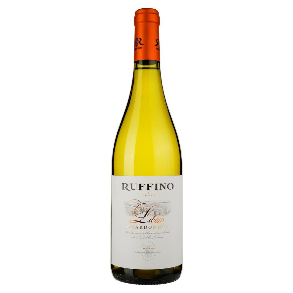 Ruffino Вино  Libaio Chardonnay, біле, сухе, 0,75 л (8001660134755) - зображення 1