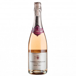 Baron d'Arignac Вино игристое  Rose Dry Sparkling розовое брют 0.75 л 12% (3500610108396)