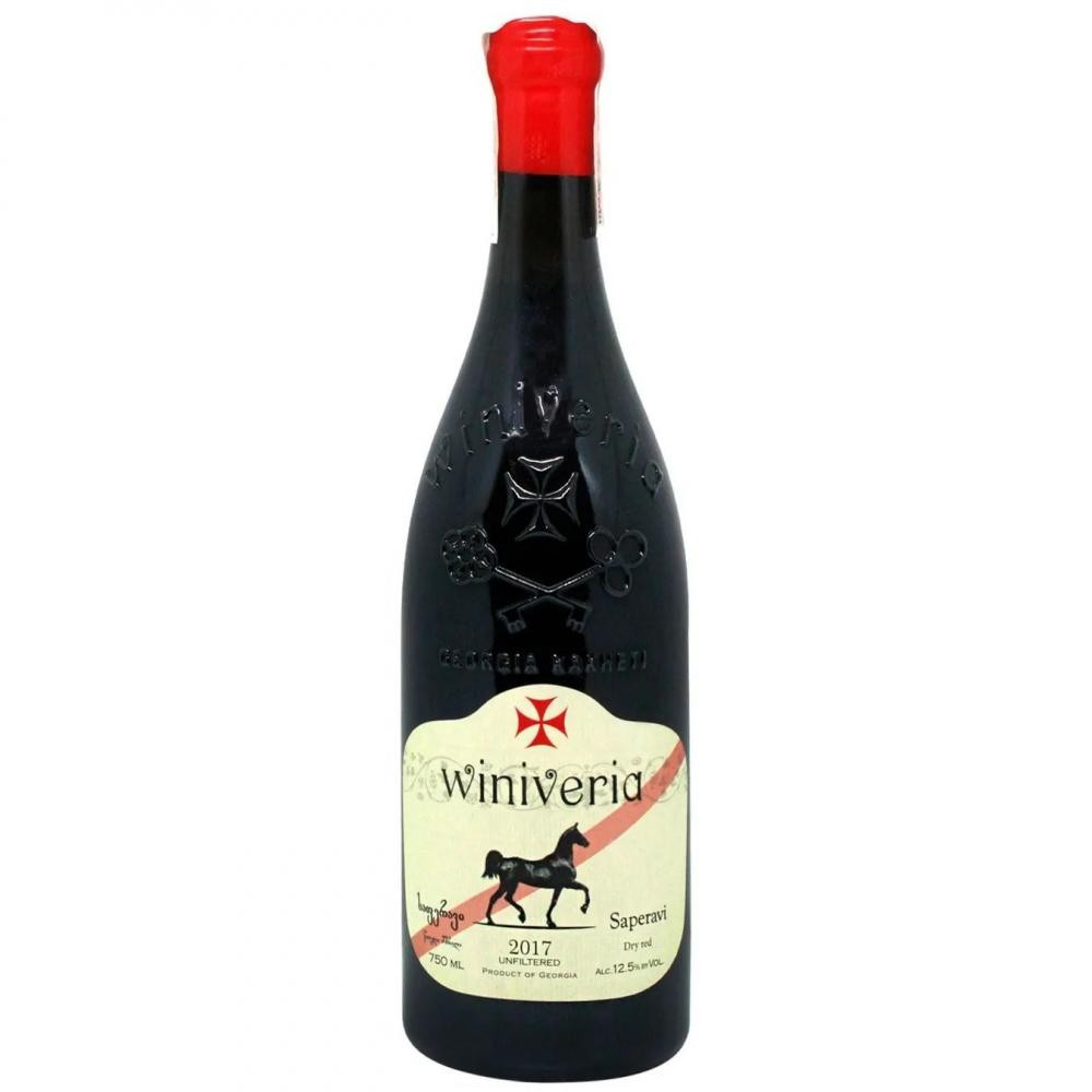 Winiveria Вино  Saperavi красное сухое 0.75 л 12.5% (4860100870073) - зображення 1