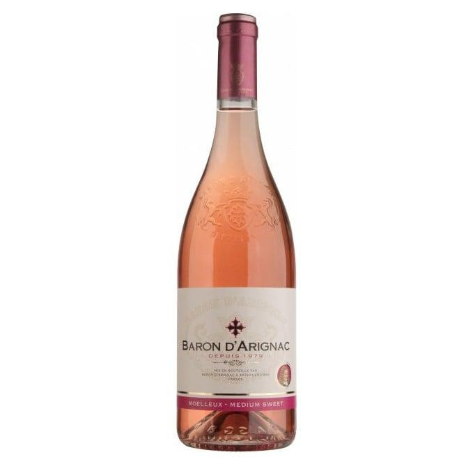 Baron d'Arignac Вино  Rose  розовое полусладкое 0.75 л 10.5% (3500610051111) - зображення 1