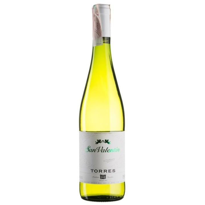 Torres Вино San Valentin белое полусухое 0.75 л 10.5% (8410113001061) - зображення 1