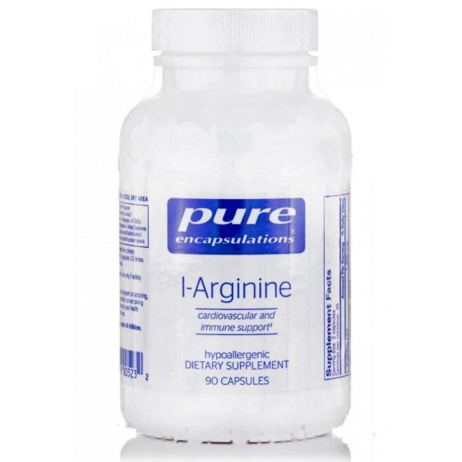 Pure Encapsulations L-аргенин, , 90 капсул (PE-00523) - зображення 1