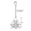 MSK Electric Crystal в стиле лофт MR 0538 GD - зображення 2