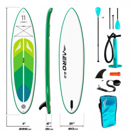 AERO Надувна SUP дошка  Board 2.0 (335х15х80см) 11 Green Leaf