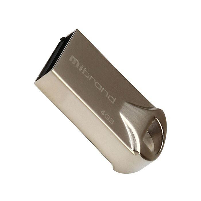 Mibrand 4 GB Hawk Silver (MI2.0/HA4M1S) - зображення 1