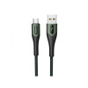 SkyDolphin S01V USB to Micro USB 1m Dark Green (USB-000584) - зображення 1