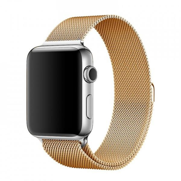 Epik Ремінець для Apple Watch 42mm/44mm Milanese Loop Watch Band Gold - зображення 1