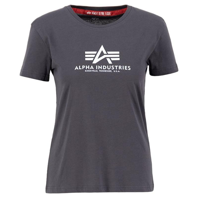 Alpha Industries Футболка T-Shirt жіноча  New Basic - Vintage Grey M - зображення 1