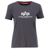 Alpha Industries Футболка T-Shirt жіноча  New Basic - Vintage Grey XL - зображення 1