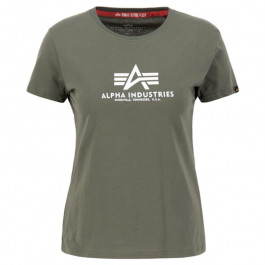   Alpha Industries Футболка T-Shirt жіноча  New Basic - Dark Olive L