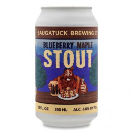 Saugatuck Пиво  Blueberry Maple Stout темне з/б, 0,355 л (0853242004578)