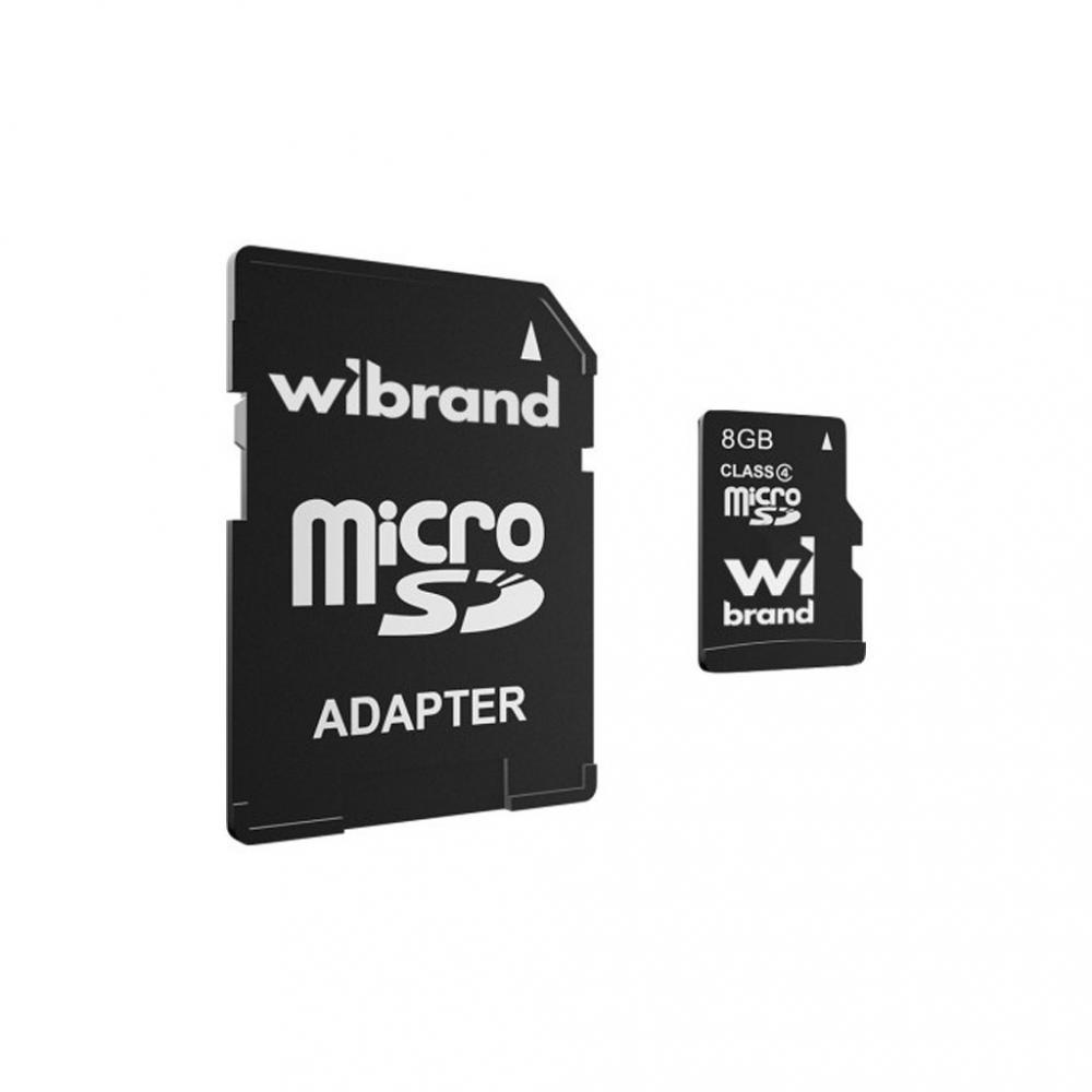 Wibrand 8 GB microSD Class 4 (WICDC4/8GB-A) - зображення 1
