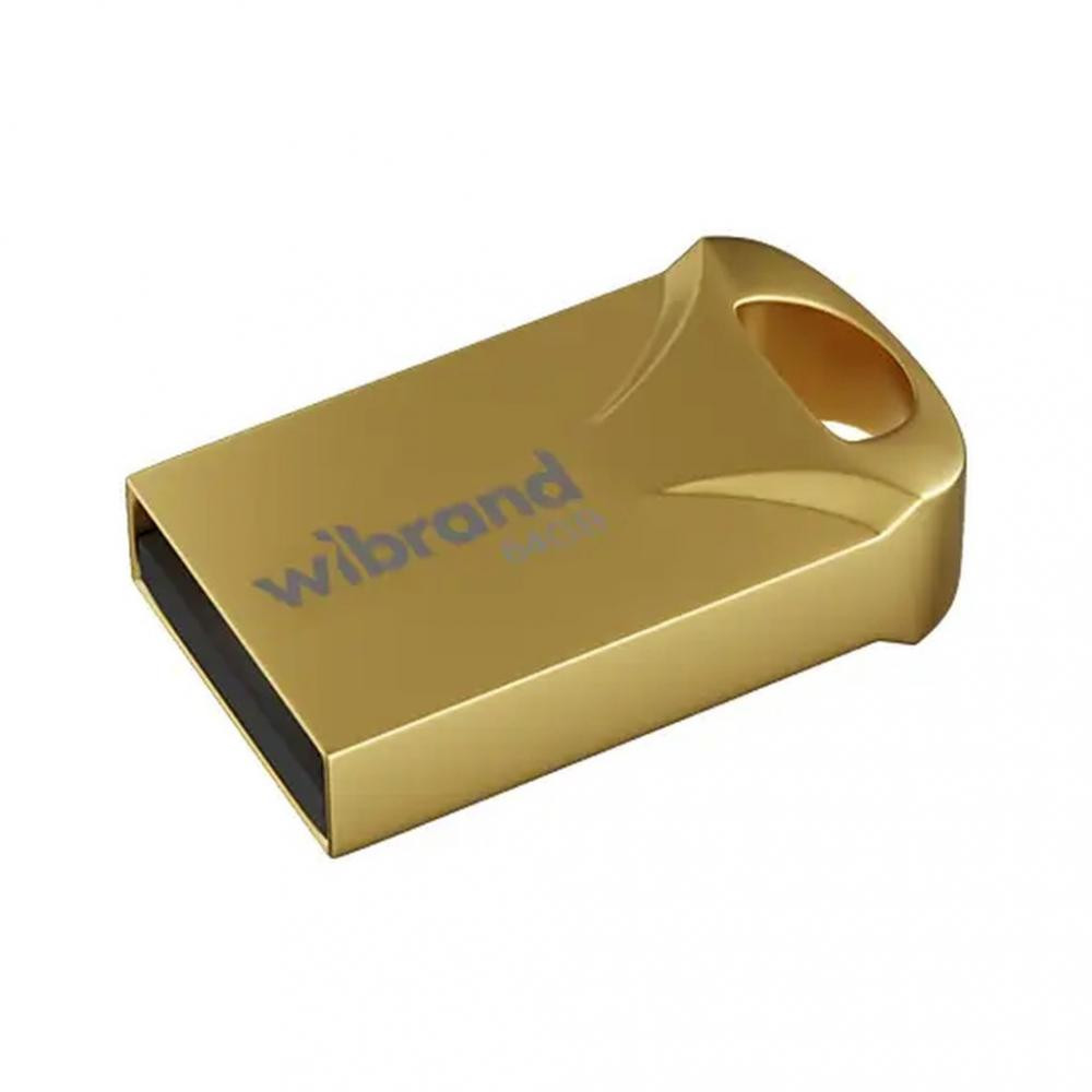 Wibrand 64 GB Hawk Gold USB 2.0 (WI2.0/HA64M1G) - зображення 1