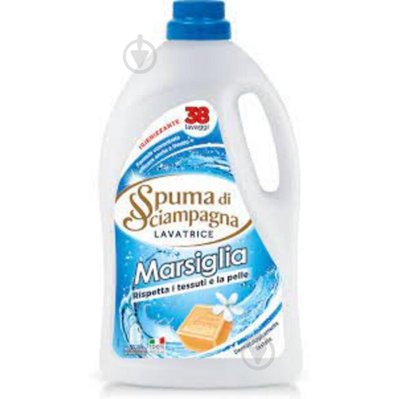 Spuma Di Sciampagna Гель для прання MARSIGLIA 1,71 л (8007750016567) - зображення 1