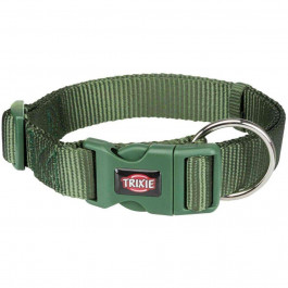 Trixie Нашийник Premium для собак нейлон M-L 35-55 см 20 мм оливковий (4053032020504)