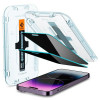 Spigen EZ FIT Glas.tR Privacy iPhone 14 Pro Max Black (AGL05203) - зображення 1