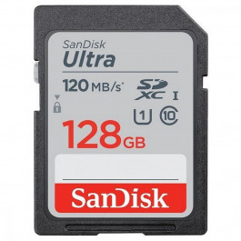 SanDisk 128 GB SDXC UHS-I U1 Ultra (SDSDUNB-128G-GN6IN)