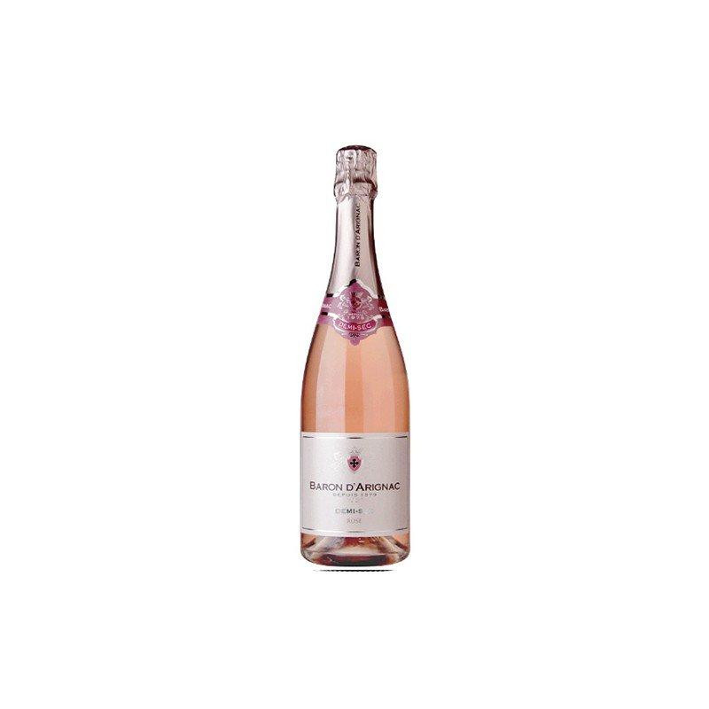 Baron d'Arignac Ігристе вино  Rose Demi-Sec sparkling (0,75 л) (BW37341) - зображення 1