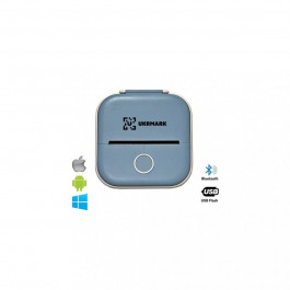Ukrmark P02BL Bluetooth, блакитний (00936)
