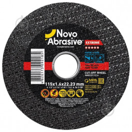 Novo Abrasive Круг відрізний по металу  Extreme (115x1.6x22.23 мм) (NAECD11516)