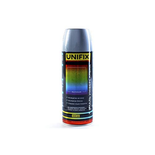 Unifix Емаль універсальна акрилова срібло глянець 400мл UNIFIX - зображення 1