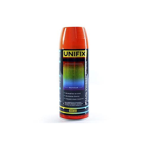 Unifix Емаль універсальна акрилова RAL2004 помаранчевий глянець 400мл UNIFIX - зображення 1