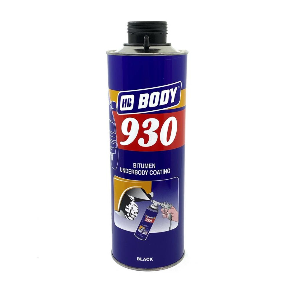 Body BODY 930 антикорозійна МАСТИКА 1,0 л (під пістолет) - зображення 1