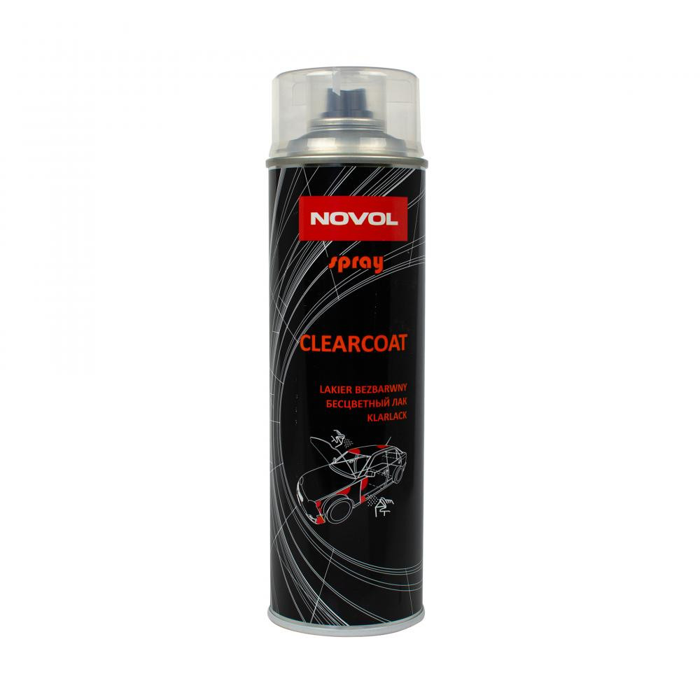 NOVOL SPRAY CLEARCOAT (безбарвний лак) 500 ML 0,50л x6 - зображення 1