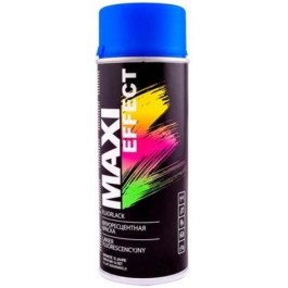 MAXI color Емаль аерозольна флуоресцентна MAXI COLOR 400 мл Синя (MX0018)