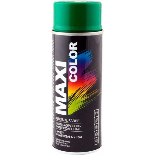 MAXI color Емаль аерозольна універсальна декоративна Maxi Color Ral 6029 м'ятно-зелена 400 мл (8711347208586) - зображення 1